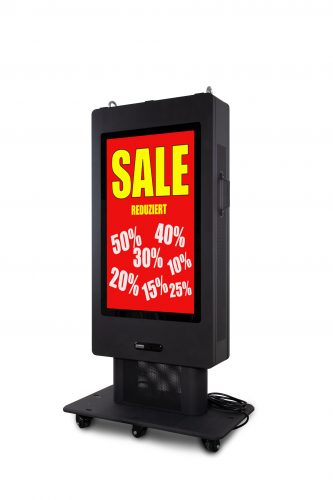 Outdoor Kundenstopper e-display