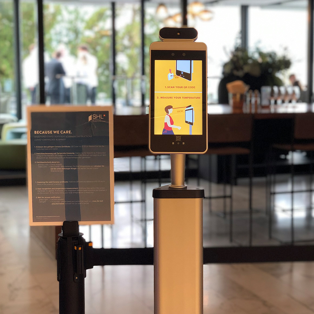 Scanner e-display Hotelfachschule Luzern