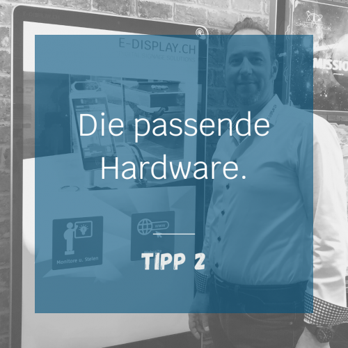 Tipp 2 - Hardware