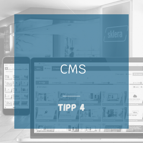 Tipp 4 - CMS